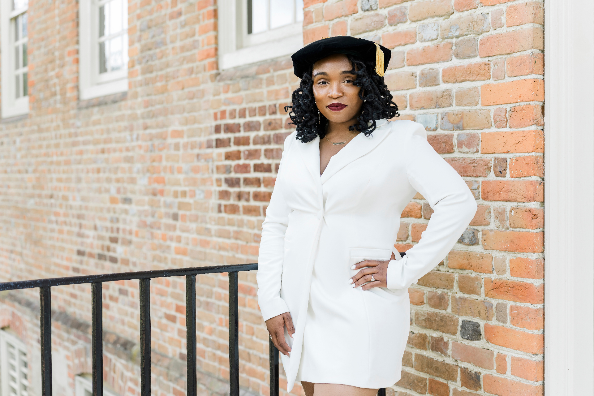 Portrait of Dr. Shontell Zenon in doctoral regalia